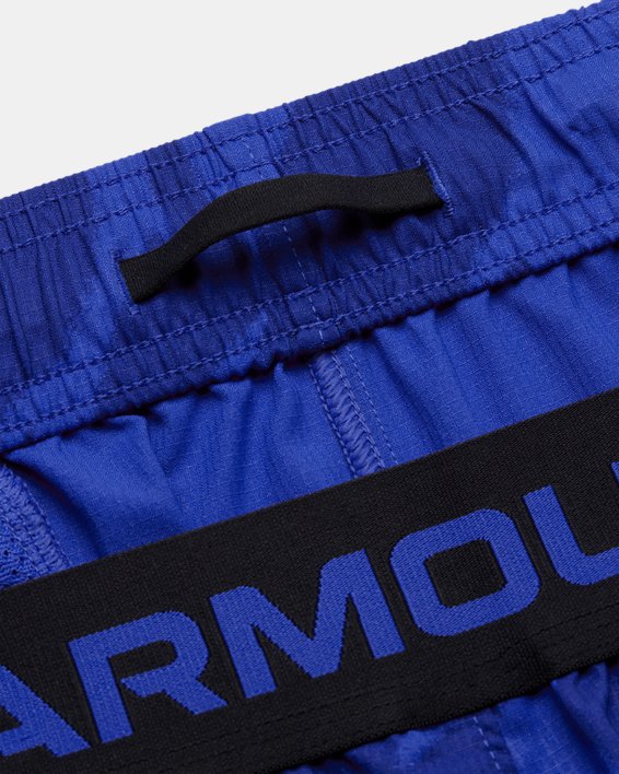 Shorts de 15 cm UA Vanish Woven Printed para hombre, Blue, pdpMainDesktop image number 4